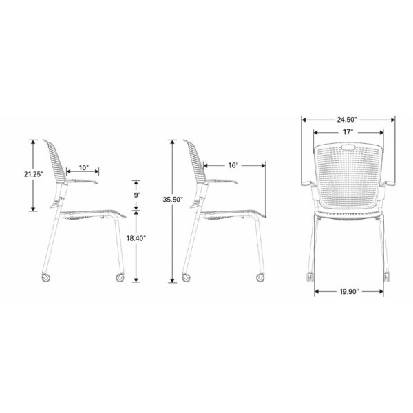 Humanscale Cinto Stackable Chair Wayfair